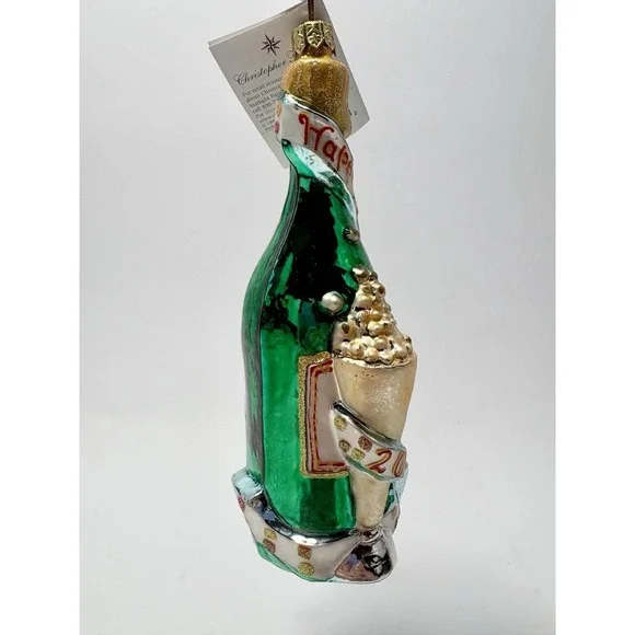 Christopher Radko Cheers Happy New Year 1999 Glass Christmas Ornament 99-285-0 - Picture 3 of 9